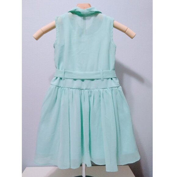 DOWNEAST GIRL BELTED DRESS SIZE 5 - Picture 3 of 13